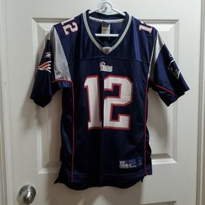 NFL Reebok Patriots "Brady 12" youth Jersey
